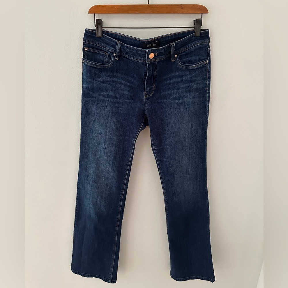 Mid rise bootcut jeans